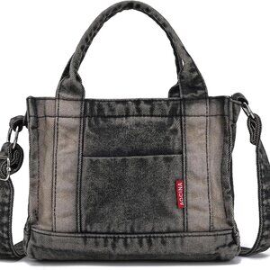 Denim Purse Jean Tote Bag for Women Crossbody Shoulder Weekend Bags Denim Purses